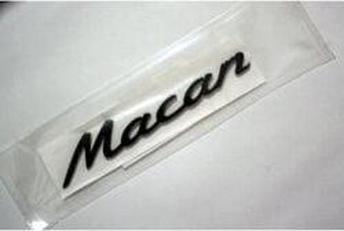 Porsche Macan Uyumlu Oem Bagaj Logosu Siyah (AL-7)