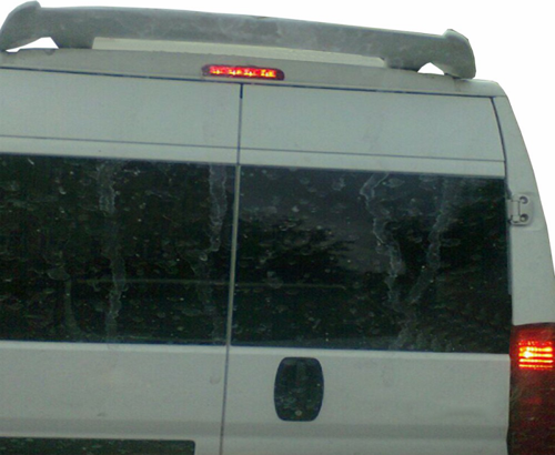 Citroen Jumper Şeytan Kanadı Spoiler Boyalı