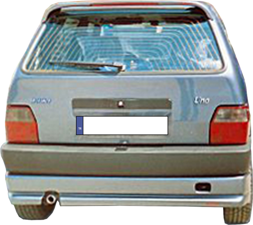 Fiat Uno Arka Tampon Eki Boyalı