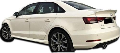 Audi A3 Sedan 2012 - 2019 Aero Marşpiyel Plastik Boyasız
