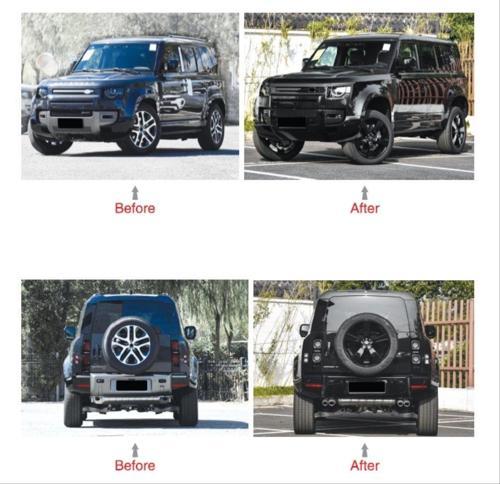 Land Rover Defender 2020+ Uyumlu Black Edition Body Kit ( Full Set ) / 110 Luk  İçin