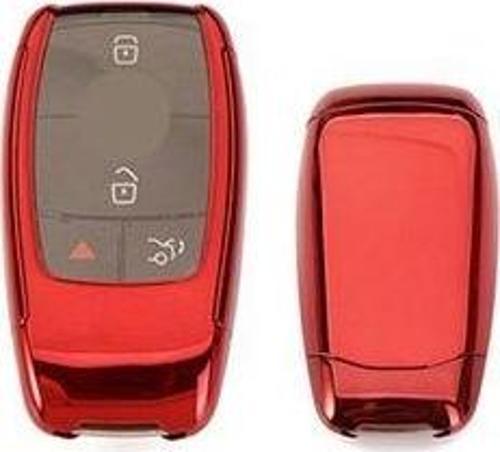 Mercedes W213 Uyumlu 2 Parça Silikon Kumanda Kabı Kırmızı