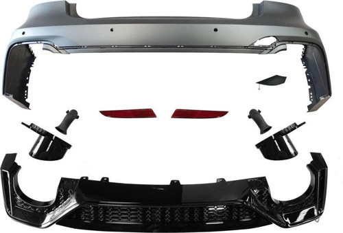 Audi A7 2019-2021 Uyumlu Rs7 Arka Tampon Seti