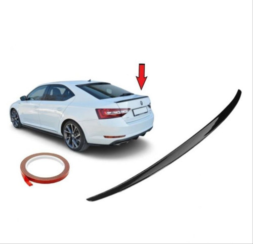 Skoda Super B 2020 + Uyumlu Spoiler / Pıano Black - Parlak Siyah