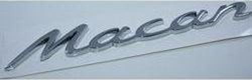 Porsche Macan Uyumlu Oem Bagaj Logosu Krom (AL-7)