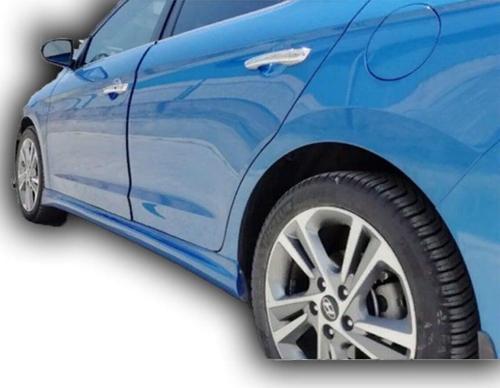 Hyundai Elantra 2016 - 18 Custom Marşpiyel Plastik Boyasız