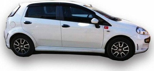 Fiat Punto 2010 - 2015 Abarth Marşpiyel Plastik Boyasız