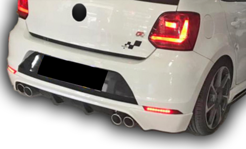 Volkswagen Polo 2015 Makyajlı Arka Difüzör Boyalı