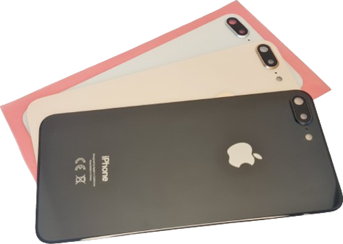 İphone 8 PLUS Arka Kapak (CAM Kamera Lensli) SİYAH