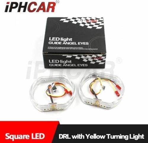 Mavi Kare Far İçi Angel Led Halka G136