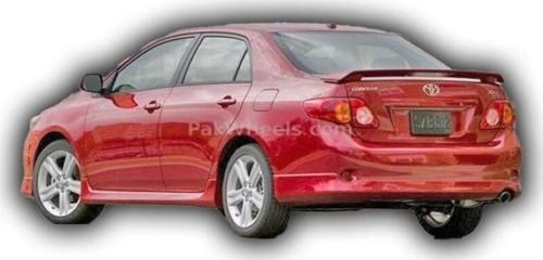 Toyota Corolla 2007 - 2011 Işıklı Spoiler Boyasız