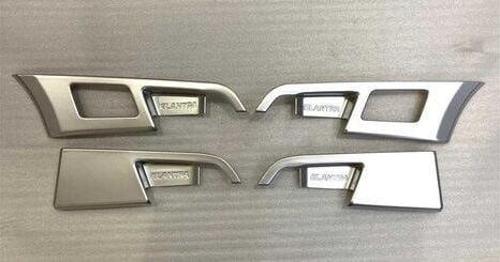 Hyundai Elantra 2016-2019 İç Kapı Kolu Kaplama - Silver (Abs)