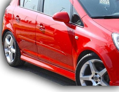 Opel Corsa E 2015 - 18  Opc Line Marşpiyel Plastik Boyasız