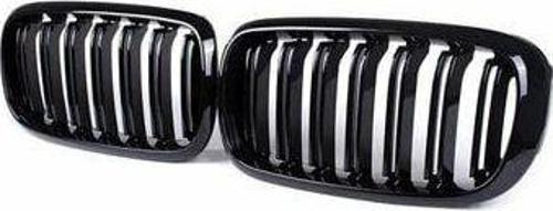 Bmw X5-X6 F15 (2015-2018) M Böbrek (Çift Çizgi Panjur) Piano Black