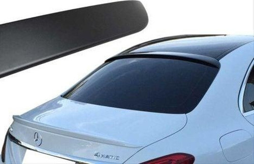 Mercedes W213 2016-2019 E Serisi Uyumlu Cam Üstü Spoiler Parlak Siyah