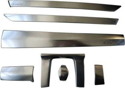 Honda Civic Fc5 2016-2020 İç Kaplama Set Silver 7 Parça