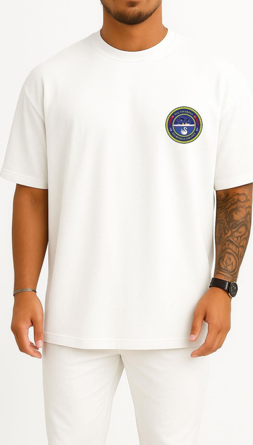 Oversize Tcg Savarona Cep ve Sırt Tasarımlı Unisex T-Shirt