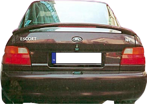 Ford Escort Sedan Işıklı Spoiler Boyalı