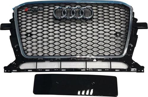 Audi Q5 2012-2016 Arası Uyumlu RSQ5 Panjur Krom - Siyah
