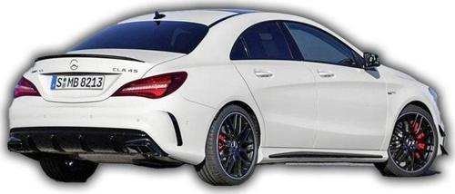 Mercedes W117 Uyumlu Cla Spoiler Boyalı Fiber