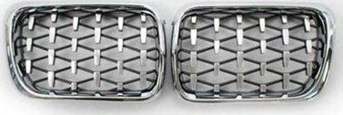Bmw 3 Serisi 1997-1999 E36 Diamond Panjur (Böbrek) Krom Çerçeve