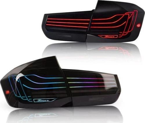 Bmw 3 Serisi F30 ( 2012-2018) Arası Uyumlu Lazer  Led Stop RGB ( Aplikasyon Kontrollü Renk Değişimi )
