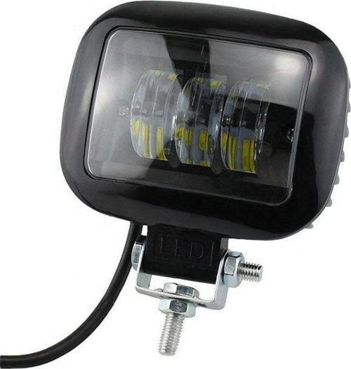 Dikdörtgen Off Road Spot Sis Lambası 3 Led Siyah Çerçeveli