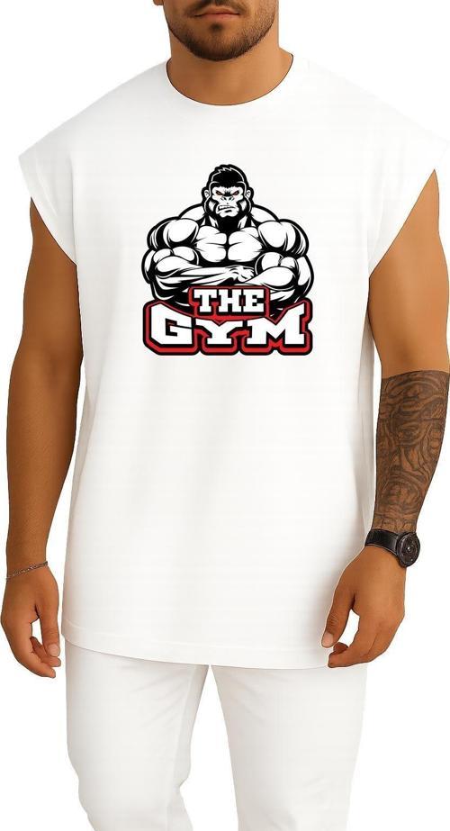 Oversize The Gym Göğüs Tasarımlı Atlet