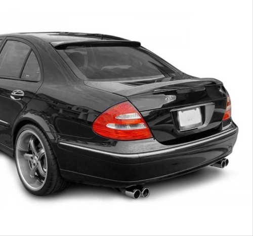 Mercedes W211 E Serisi (2000-2008) Arası Uyumlu Cam Üstü Spoiler - Piano Black
