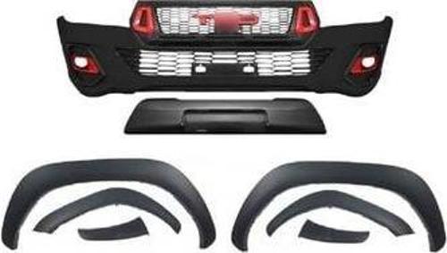 Toyota Hılux Revo 2016+ Uyumlu Rocco TRD Body Kit (Panjur & Tampon & Dodik Seti)