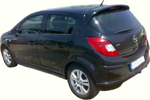 Opel Corsa D 4 Kapı Spoiler Boyalı