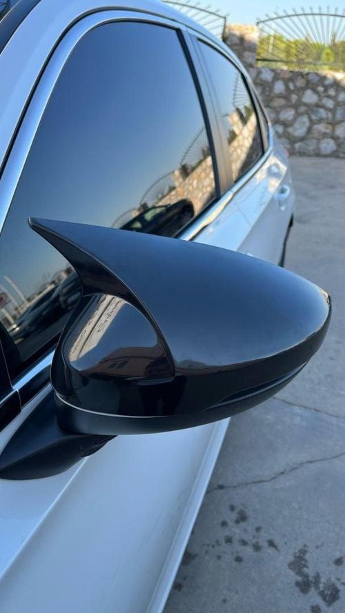 Honda Civic FE ( 2022+ ) Uyumlu Yarasa Ayna Kapağı - Piano Black