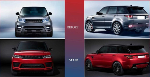 Land Rover RR Sport (2014-2017) Arası Uyumlu Facelıft 2018+ Body Kit /L494 Makyajlama