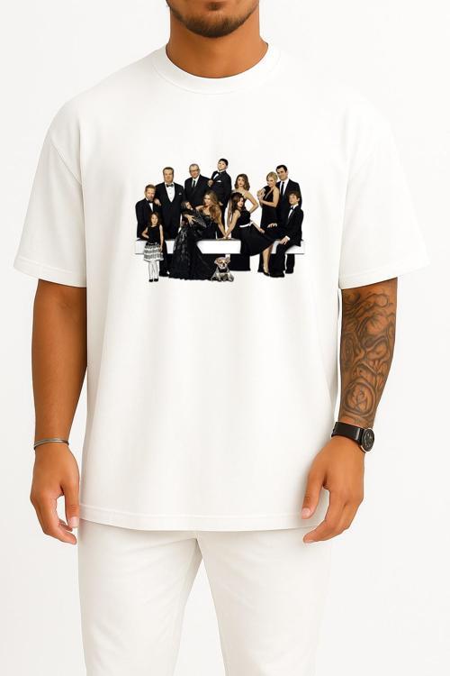 Oversize Modern Family, Season 5 Modern Family Göğüs Tasarımlı Unisex T-Shirt