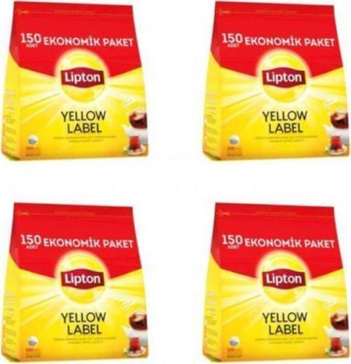 Yellow Label Demlik Poşet Çay 150’li X 4 Adet