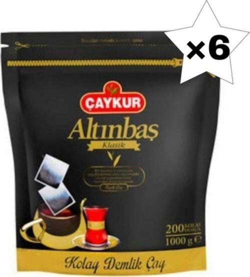 Altınbaş Demlik Poşet Çay 5 gr 200'lü Paket 6 Lı(1 KOLİ)
