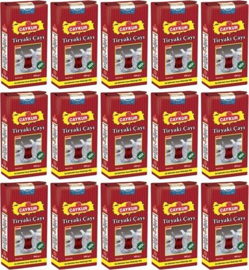 Tiryaki Siyah Dökme Çay 500gr 15 Adet