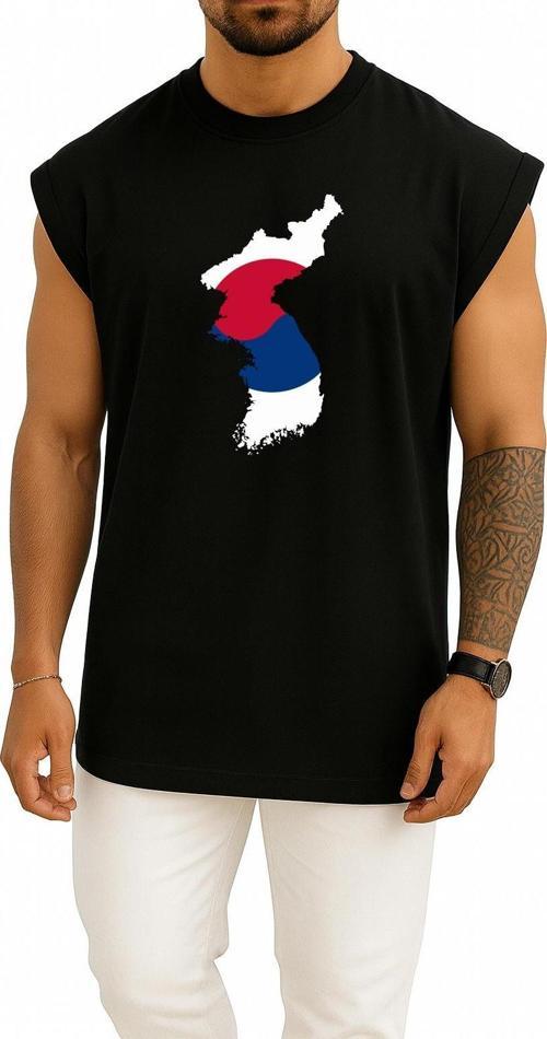 Oversize South Korea Göğüs Tasarımlı Atlet