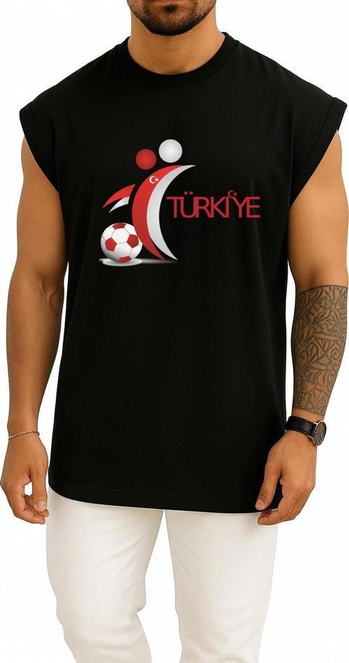 Oversize Türkiye National Football Team Göğüs Tasarımlı Atlet