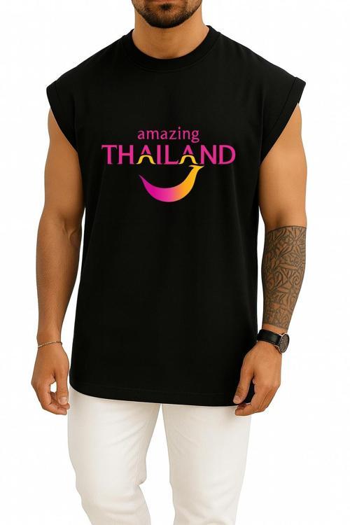 Oversize Tourism Authority Of Thailand Tourism İn Thailand Travel Göğüs Tasarımlı Atlet