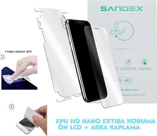 Apple İphone 17 AİR NANO Ekran Koruyucu + Full Arka Kaplama SET Esnek ULTRA İnce - SANDEX - EPU HD