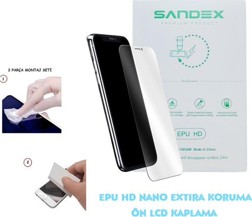 Apple İphone 17 NANO Ekran Koruyucu Esnek ULTRA İnce - SANDEX - EPU HD