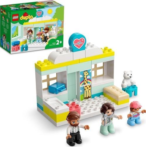 DUPLO Kurtarma Doktor Muayenesi 10968 - Okul Öncesi için Eğitici Oyuncak Yapım Seti(34 Parça)