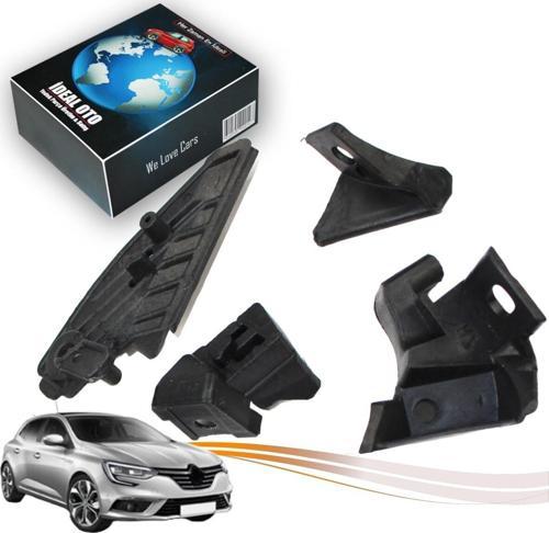 Renault Megane 4 (2015-...) İçin Sol Far Tutucu Plastik Klips Seti