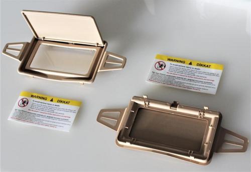 Mercedes E-Serisi W210 - S210 Makyajlı Kasa (1995-2003) Krem 2 Adet Güneşlik Kapakları