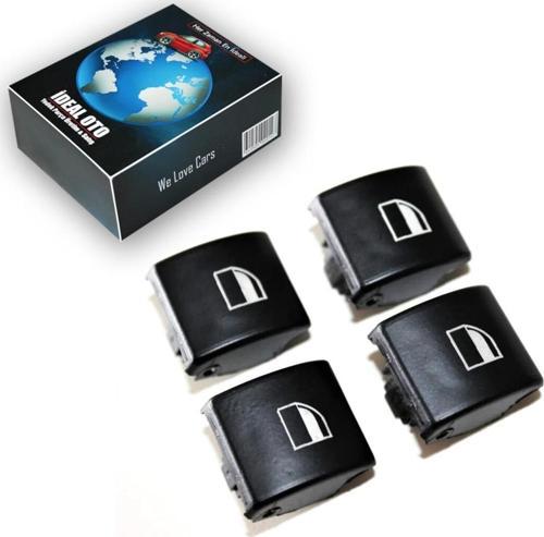 Bmw 3 Serisi E46 [2001-2007] Cam Açma Düğmesi Kapağı 4 Adet