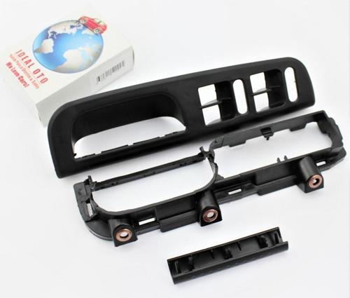 Vw Golf 4 Bora Kapı Kolu Cam Düğme Çerçeve Kapak Seti - 4 Kapılı 3B0867171A, 3B1867171E, 1J1867179A