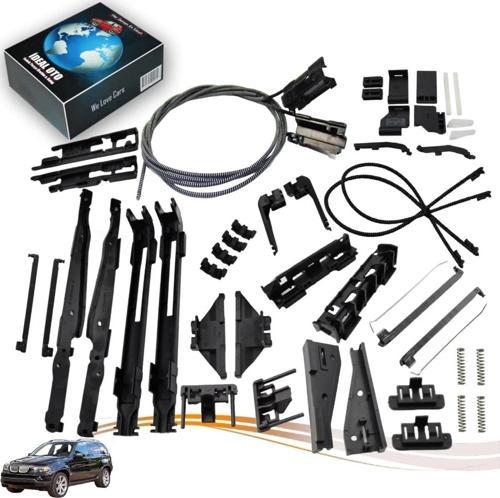 Bmw X5 E53 İçin Panoramik Ön Arka Sunroof Tamir Seti Oem: 54137118850 54107227894