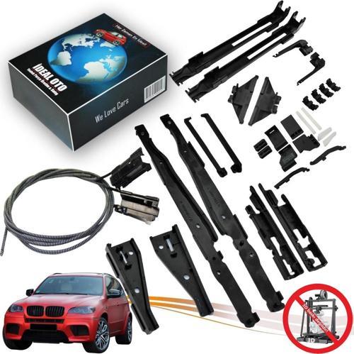 Bmw X5 E70 2006-2013 Panoramik Sunroof Kızak, Halat & Sunroof Perde Tamir Seti