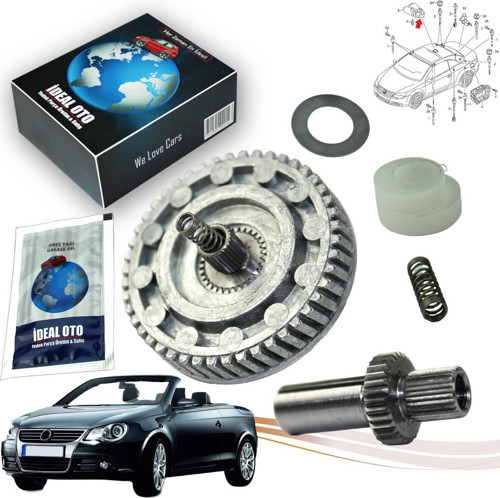Vw Eos 1F7 1F8 Sunroof Motor Dişli Tamir Seti 92104500, 1704133B, 1Q0959591C, 1Q0959591